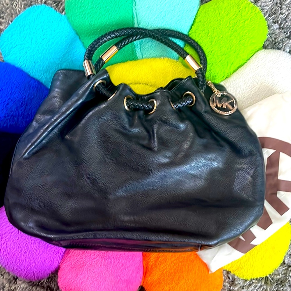 MK leather hobo